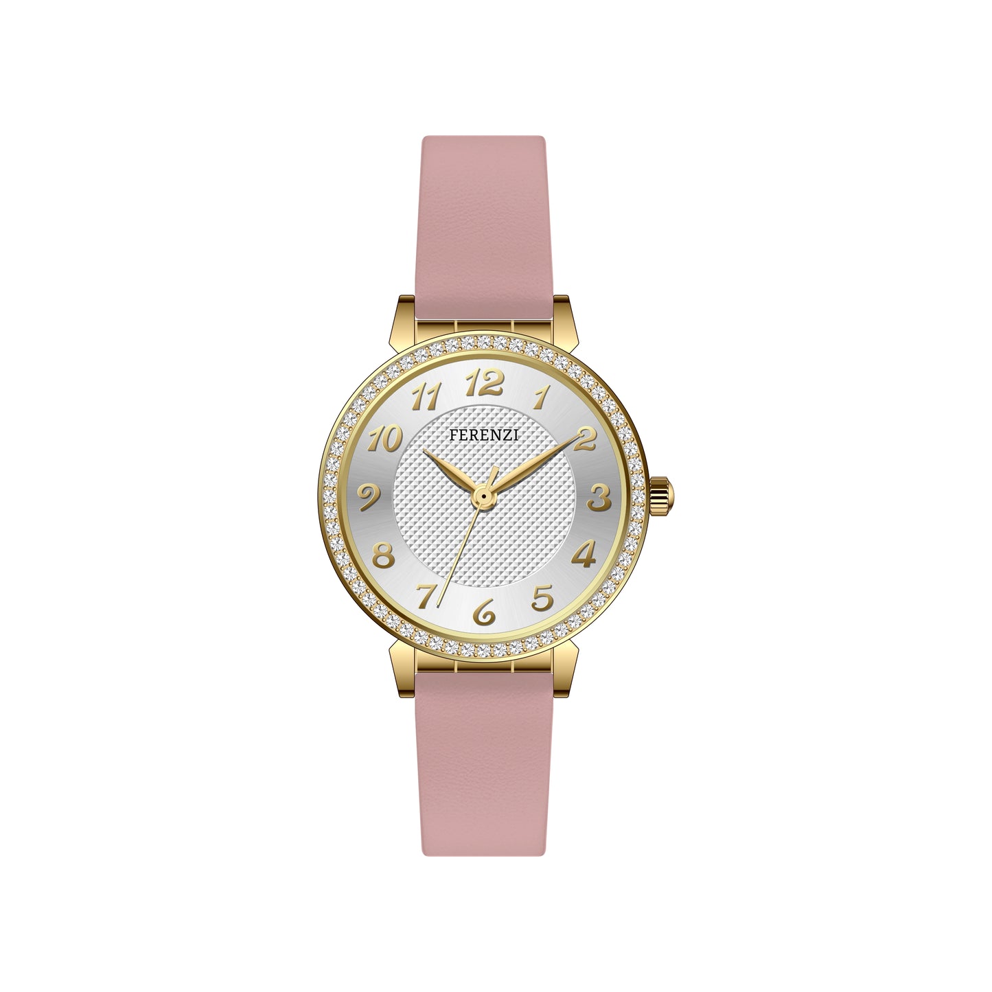 Feminine Analog Watch Easy Reader | Ferenzi FZ23804