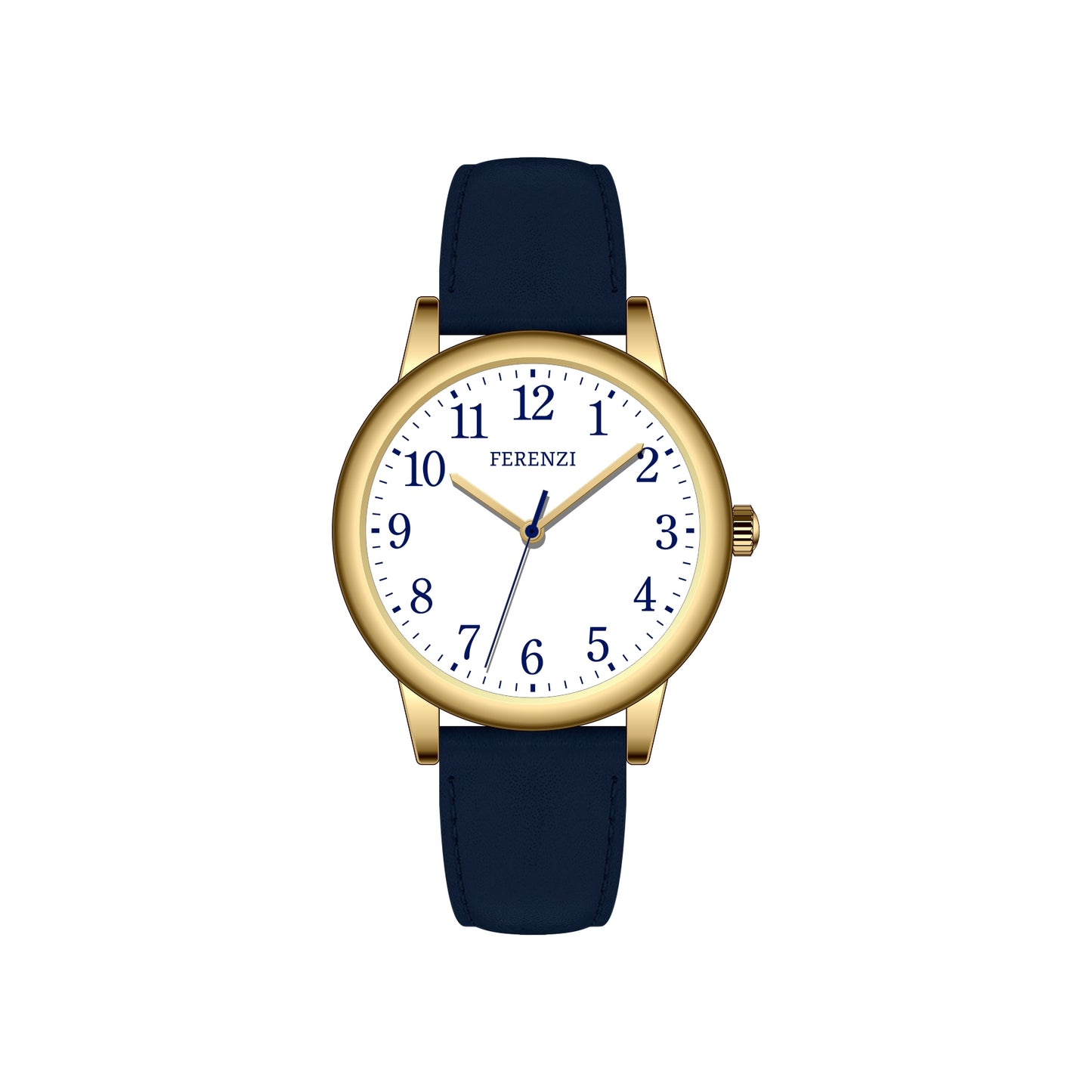 Feminine Analog Watch Easy Reader | Ferenzi FZ23902