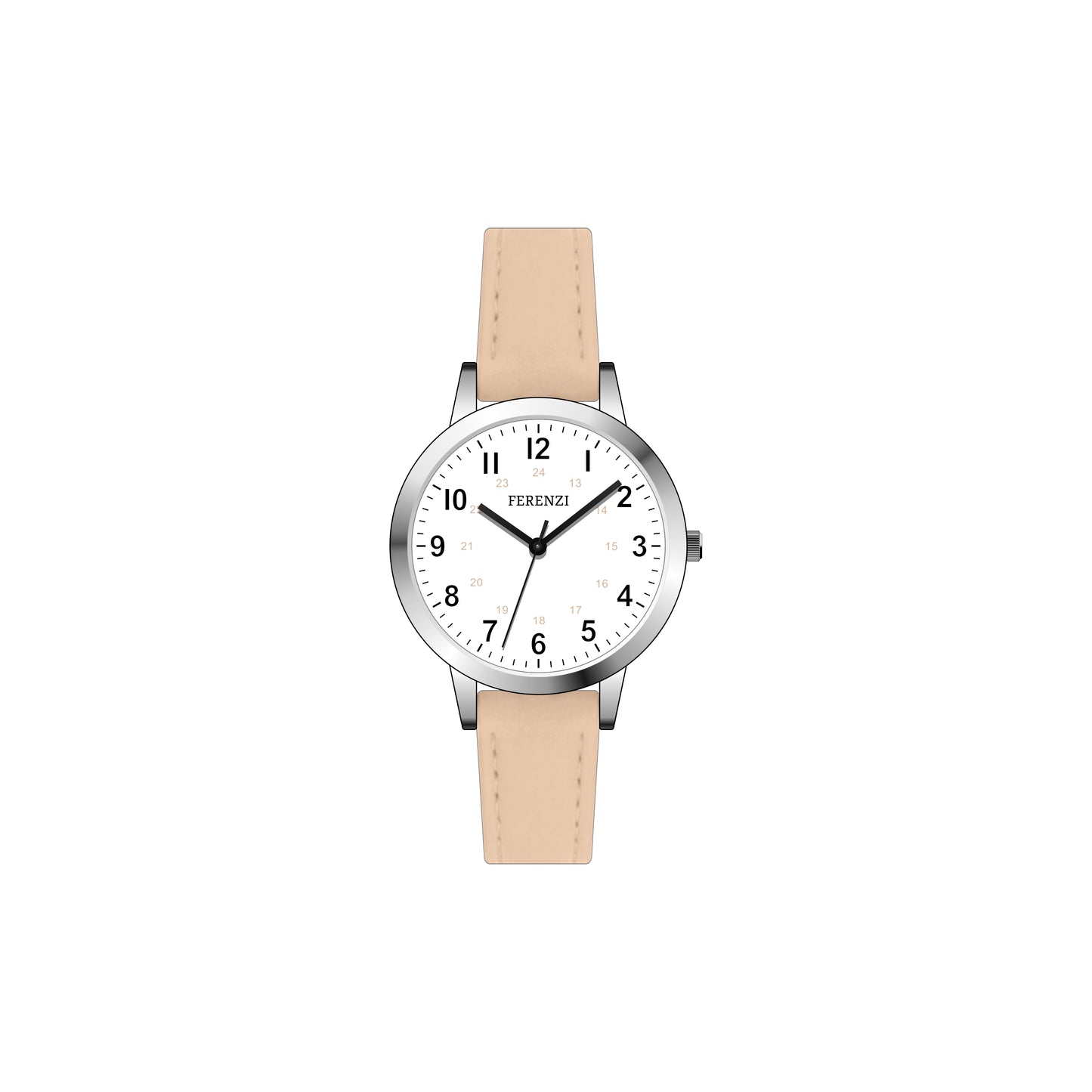 Feminine Analog Watch Easy Reader | Ferenzi FZ23103