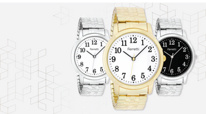 Metal Analogue watch lightweight unisex five different colours and 12h dial classic style and easy reader