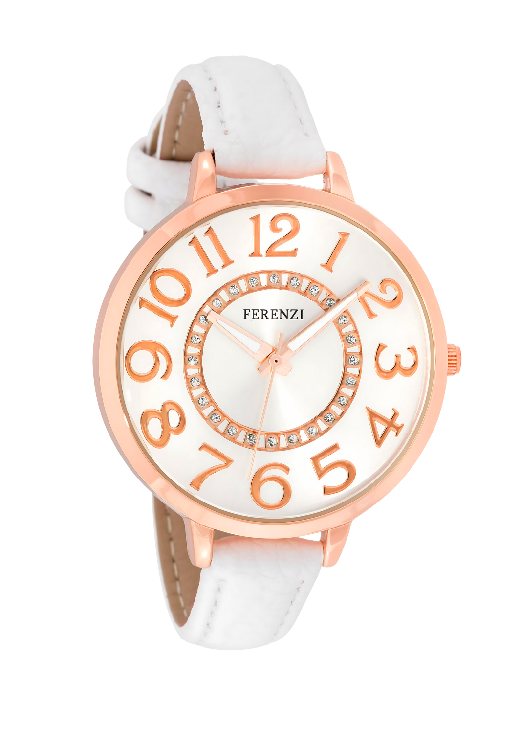 Feminine Analog Watch Easy Reader | Ferenzi FZ17703