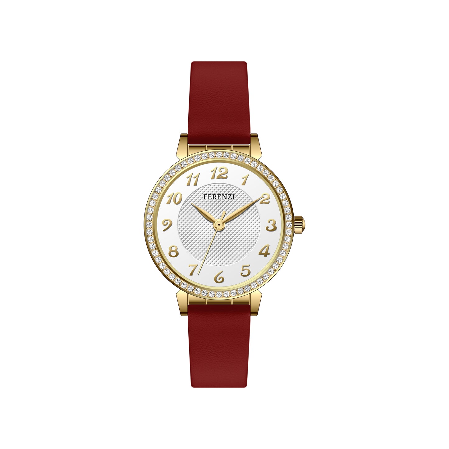 Feminine Analog Watch Easy Reader | Ferenzi FZ23801