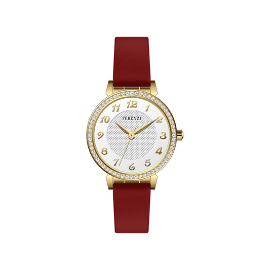 Feminine Analog Watch Easy Reader | Ferenzi FZ23801