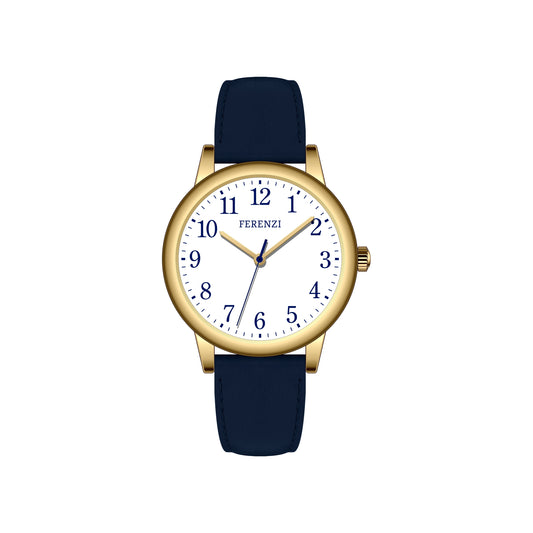Feminine Analog Watch Easy Reader | Ferenzi FZ23902