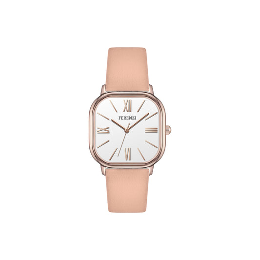 Feminine Analog Watch Easy Reader | Ferenzi FZ24104