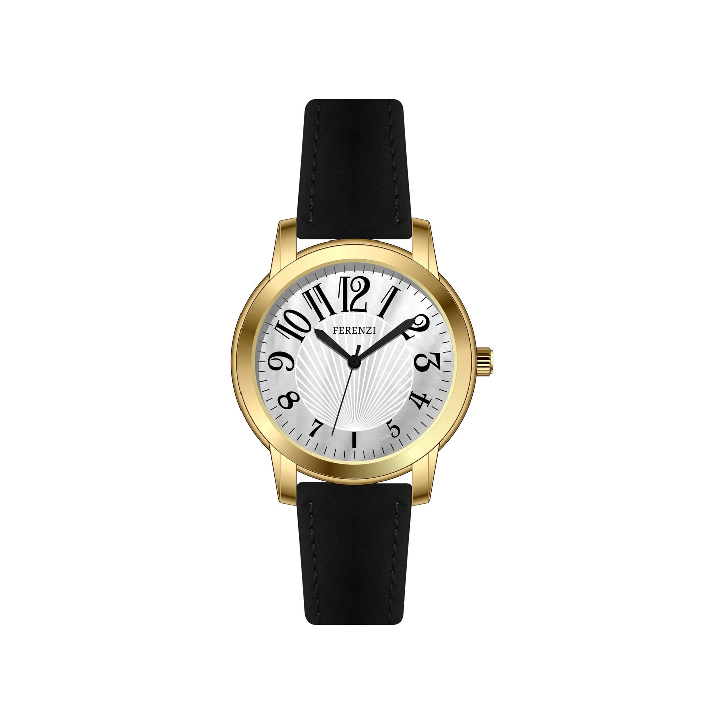 Feminine Analog Watch Easy Reader | Ferenzi FZ23702