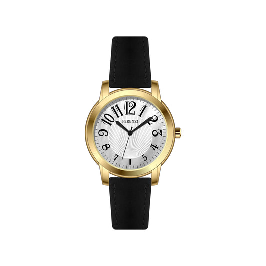 Feminine Analog Watch Easy Reader | Ferenzi FZ23702