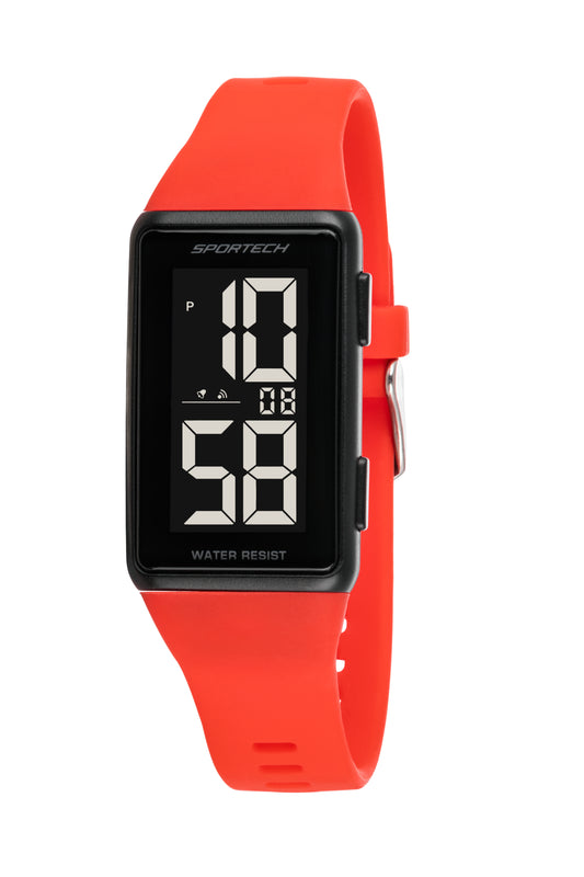 Sporteh Unisex and Rectangular Case Fitness Watch SP16703