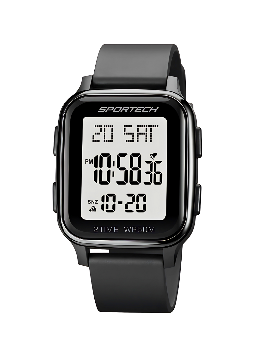 Sportech Digital Square Case Watch SP15903