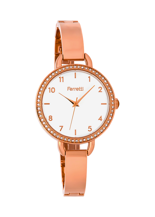 Montre Analogique Femme Avec Bracelet Fin en Métal | Ferretti FT17203