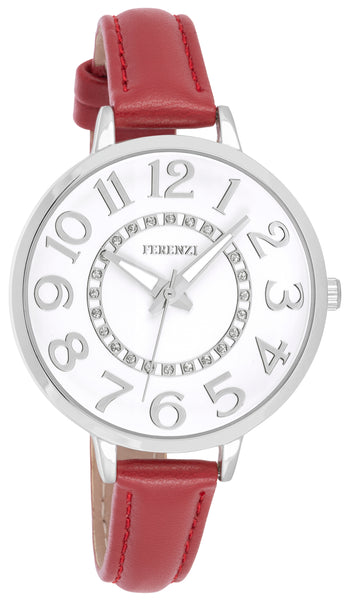 Feminine Analog Watch Easy Reader | Ferenzi FZ17709