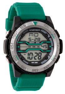 Digital Watch Green Outdoor Sports | Sportech SP12602